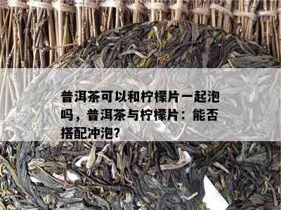 普洱茶可以和柠檬片一起泡吗，普洱茶与柠檬片：能否搭配冲泡？