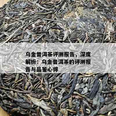 乌金普洱茶评测报告，深度解析：乌金普洱茶的评测报告与品鉴心得