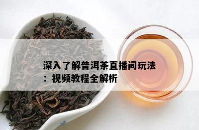 深入熟悉普洱茶直播间玩法：视频教程全解析