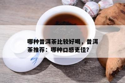 哪种普洱茶比较好喝，普洱茶推荐：哪种口感更佳？