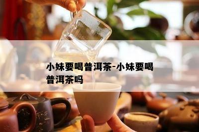 小妹要喝普洱茶-小妹要喝普洱茶吗