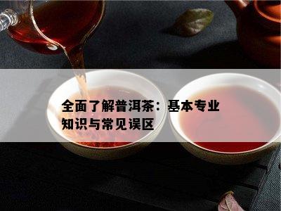 全面了解普洱茶：基本专业知识与常见误区