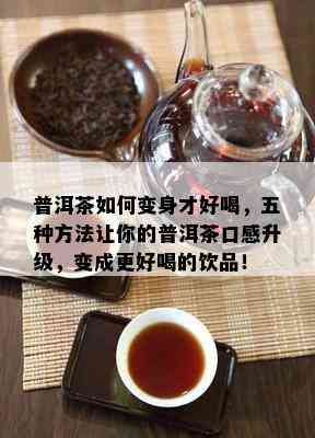 普洱茶怎样变身才好喝，五种方法让你的普洱茶口感升级，变成更好喝的饮品！