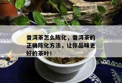 普洱茶怎么陈化，普洱茶的正确陈化方法，让你品味更好的茶叶！