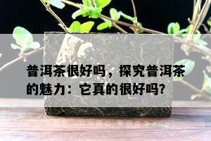 普洱茶很好吗，探究普洱茶的魅力：它真的很好吗？