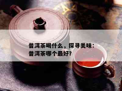 普洱茶喝什么，探寻美味：普洱茶哪个更好？