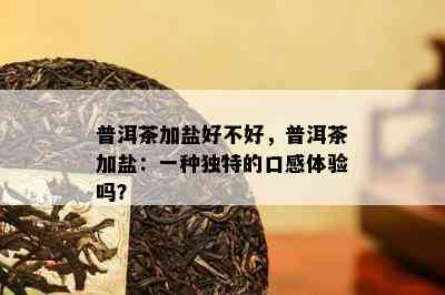 普洱茶加盐好不好，普洱茶加盐：一种特别的口感体验吗？