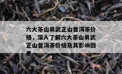 六大茶山易武正山普洱茶价格，深入了解六大茶山易武正山普洱茶价格及其影响因素