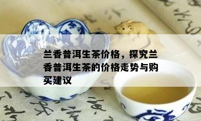 兰香普洱生茶价格，探究兰香普洱生茶的价格走势与购买建议