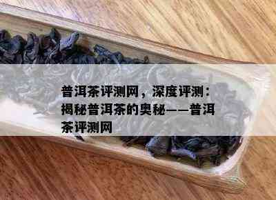 普洱茶评测网，深度评测：揭秘普洱茶的奥秘——普洱茶评测网