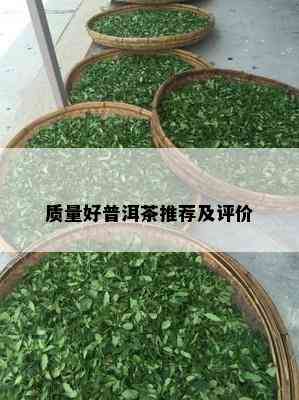 品质好普洱茶推荐及评价