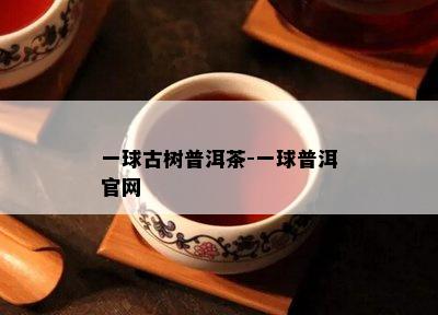 一球古树普洱茶-一球普洱官网