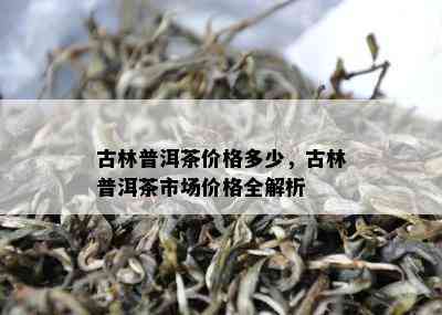 古林普洱茶价格多少，古林普洱茶市场价格全解析