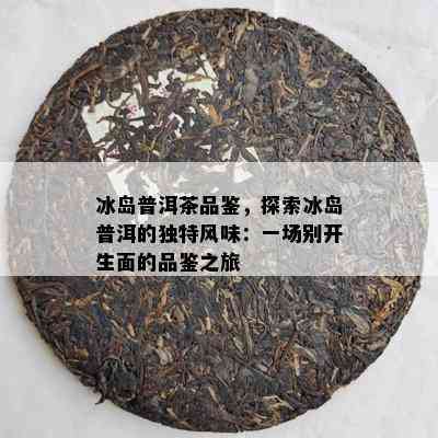 冰岛普洱茶品鉴，探索冰岛普洱的特别风味：一场别开生面的品鉴之旅