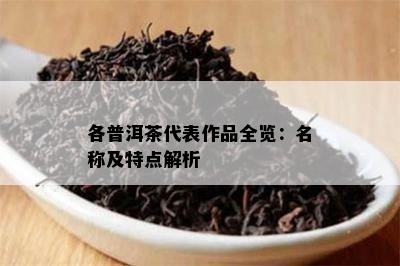 各普洱茶代表作品全览：名称及特点解析