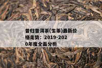 昔归普洱茶(生茶)最新价格走势：2019-2020年度全面分析