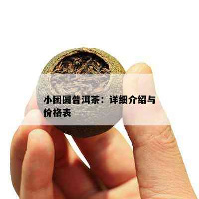 小团圆普洱茶：详细介绍与价格表