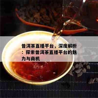 普洱茶直播平台，深度解析：探索普洱茶直播平台的魅力与商机