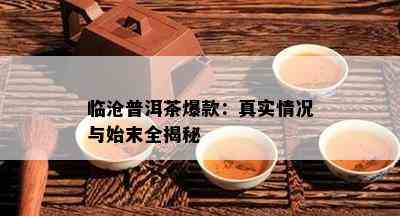 临沧普洱茶爆款：真实情况与始末全揭秘