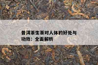 普洱茶生茶对人体的好处与功效：全面解析