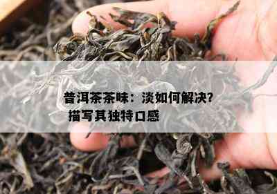 普洱茶茶味：淡如何解决？ 描写其独特口感