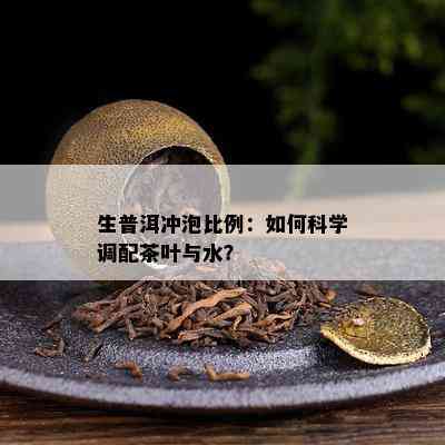 生普洱冲泡比例：怎样科学调配茶叶与水？