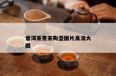 普洱茶煮茶陶壶图片高清大图