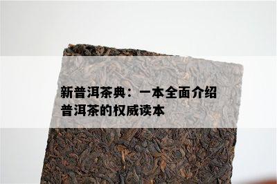 新普洱茶典：一本全面介绍普洱茶的权威读本