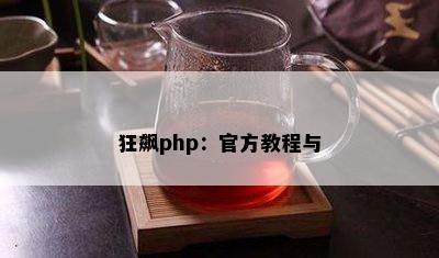 狂飙php：官方教程与