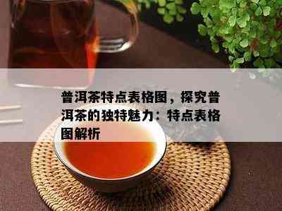 普洱茶特点表格图，探究普洱茶的特别魅力：特点表格图解析