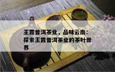 王霞普洱茶业，品味云南：探索王霞普洱茶业的茶叶世界