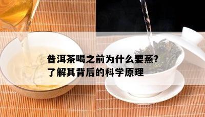 普洱茶喝之前为什么要蒸？熟悉其背后的科学原理