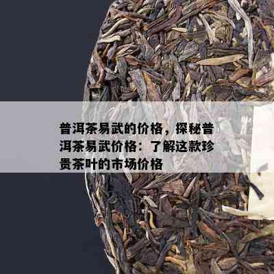 普洱茶易武的价格，探秘普洱茶易武价格：熟悉这款珍贵茶叶的市场价格