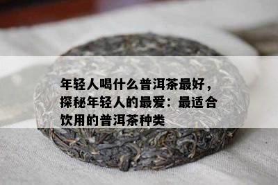 年轻人喝什么普洱茶更好，探秘年轻人的更爱：最适合饮用的普洱茶种类