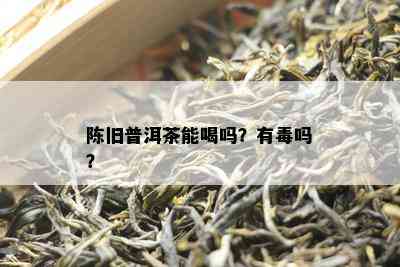 陈旧普洱茶能喝吗？有吗？