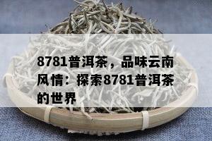 8781普洱茶，品味云南风情：探索8781普洱茶的世界