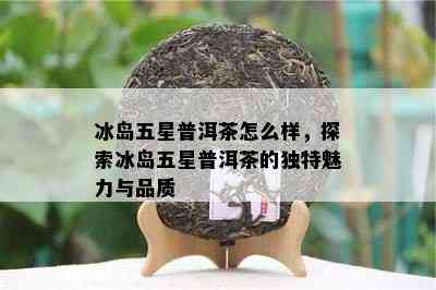 冰岛五星普洱茶怎么样，探索冰岛五星普洱茶的特别魅力与品质