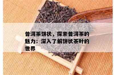 普洱茶饼状，探索普洱茶的魅力：深入熟悉饼状茶叶的世界