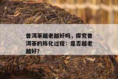 普洱茶越老越好吗，探究普洱茶的陈化过程：是不是越老越好？