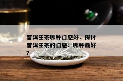 普洱生茶哪种口感好，探讨普洱生茶的口感：哪种更好？