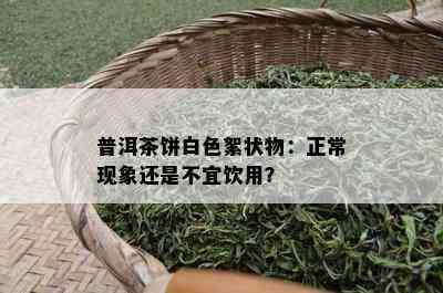 普洱茶饼白色絮状物：正常现象还是不宜饮用？