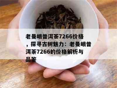 老曼峨普洱茶7266价格，探寻古树魅力：老曼峨普洱茶7266的价格解析与品鉴