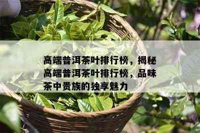 高端普洱茶叶排行榜，揭秘高端普洱茶叶排行榜，品味茶中贵族的独享魅力