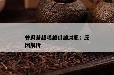 普洱茶越喝越饿越减肥：起因解析