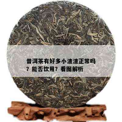 普洱茶有好多小渣渣正常吗？能否饮用？看图解析