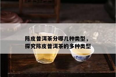 陈皮普洱茶分哪几种类型，探究陈皮普洱茶的多种类型