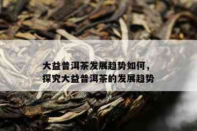 大益普洱茶发展趋势怎样，探究大益普洱茶的发展趋势