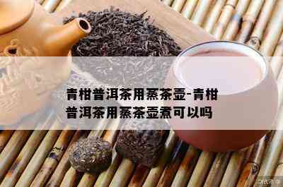 青柑普洱茶用蒸茶壶-青柑普洱茶用蒸茶壶煮可以吗