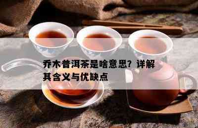 乔木普洱茶是啥意思？详解其含义与优缺点