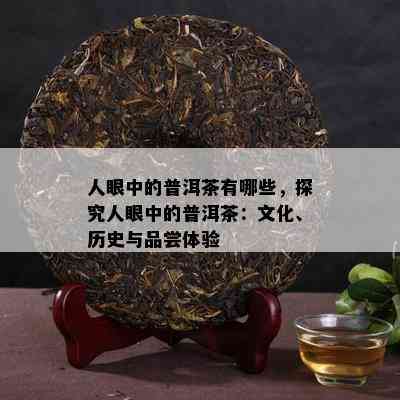 人眼中的普洱茶有哪些，探究人眼中的普洱茶：文化、历史与品尝体验